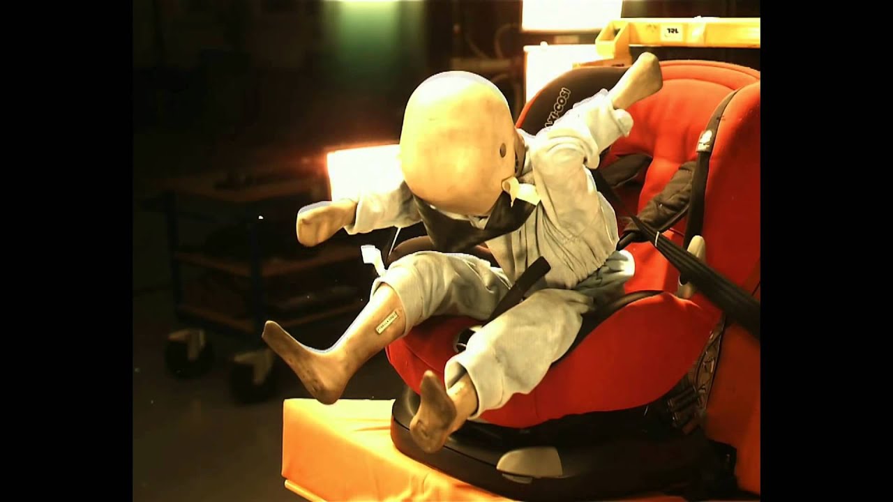 5 Point Plus Car Seat Anti Escape System - Crash Test