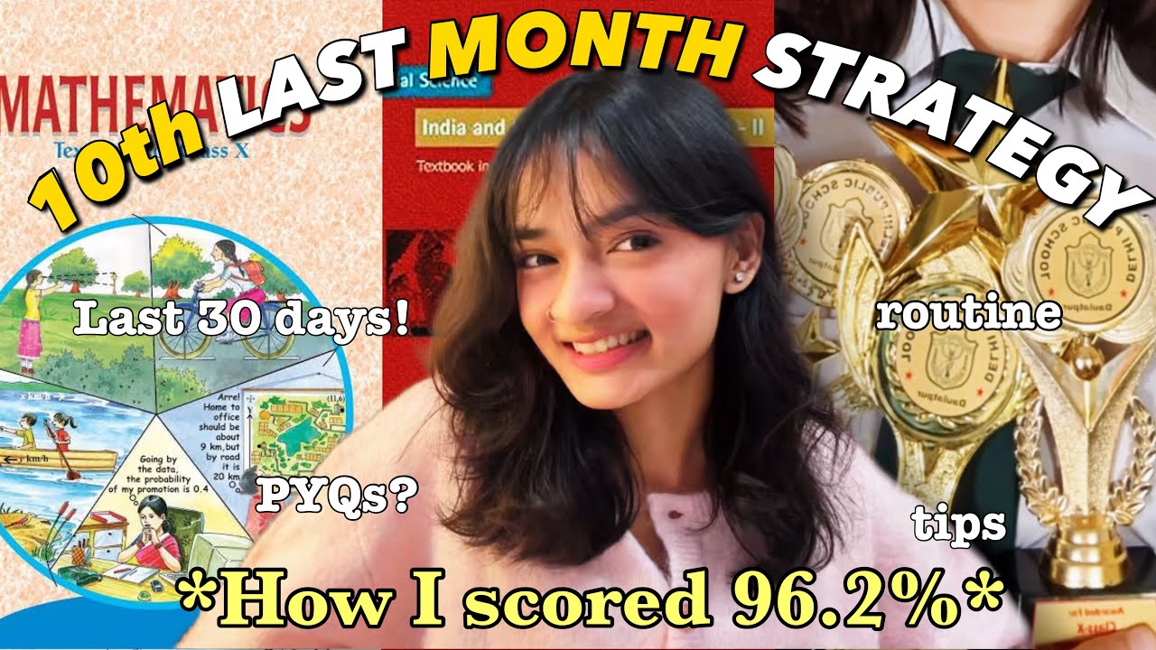 LAST 30 DAYS STRATEGY FOR CLASS 10🔥 that got me 96% 