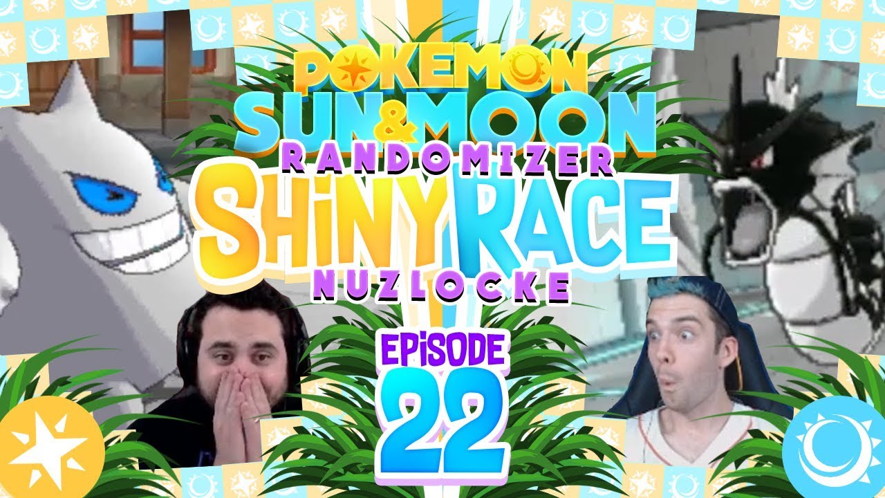 BLACK GYARADOS! SO MANY DEATHS Pokemon Sun and Moon Randomizer Shiny Race Nuzlocke w/ MandJTV! Ep 22