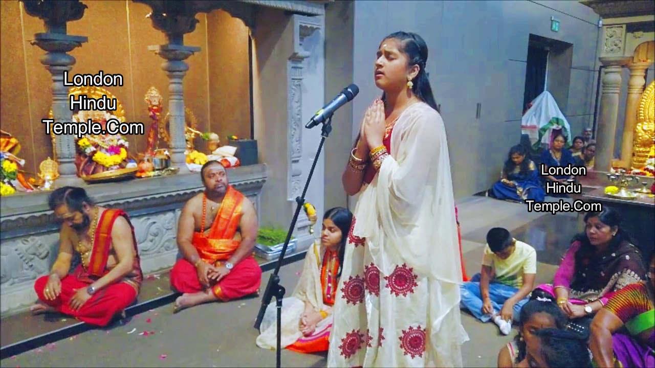 Panchapuranam  by young devotee/12th Day Maha Annual  Festival 2019/Shree Ghanapathy Temple