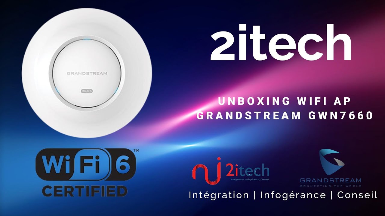 Grandstream WIFI-6 Access Point GWN7660 unboxing
