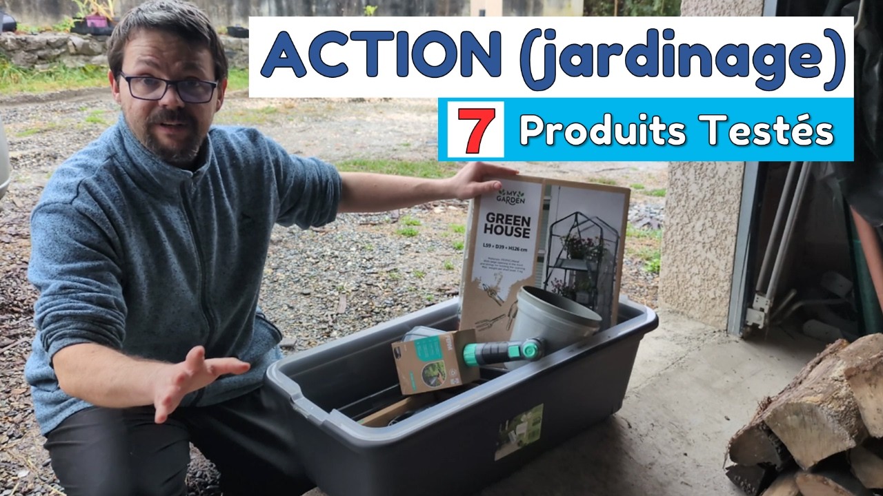 7 produits de JARDINAGE de chez ACTION : serre, jardinière, pulvérisateur  & sécateur électrique...