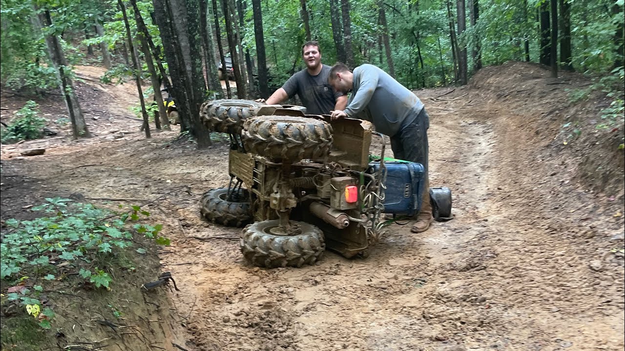 We flipped the Honda , and sent the grizzly