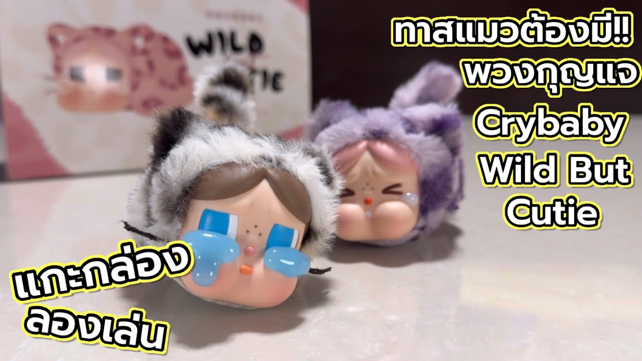 [Review] แกะกล่อง ลองเล่น : ทาสแมวต้องมี!! พวงกุญแจ Crybaby Wild But Cutie