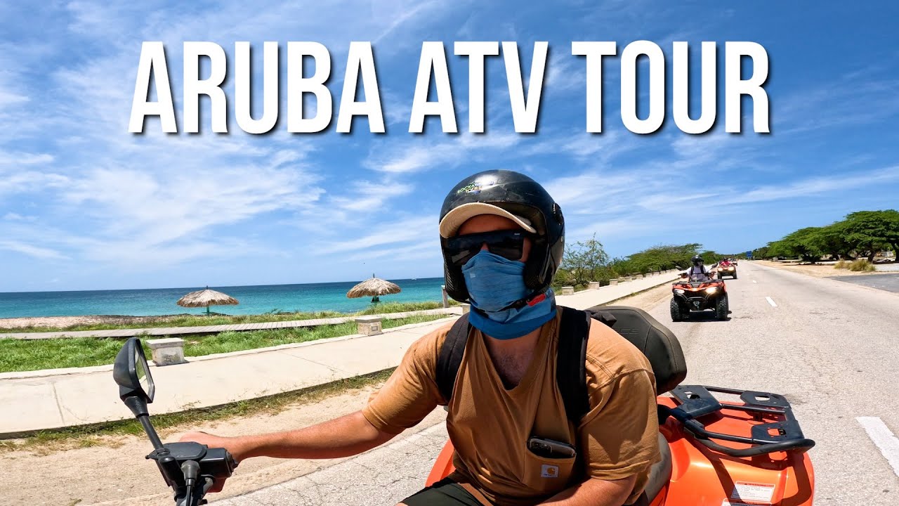 Aruba ATV Tour with cave pool & cliff jump!