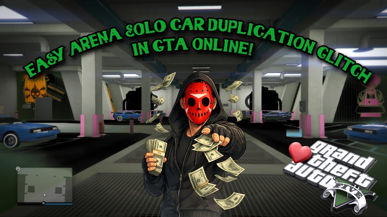 GTA5: EASY ARENA SOLO CAR DUPLICATION GLITCH (UNLIMITED MONEY GLITCH)
