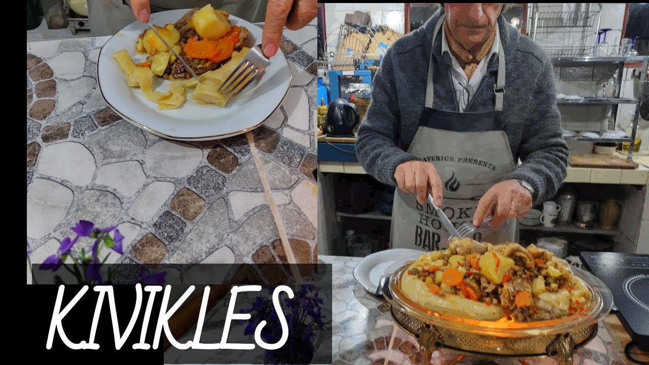 Preparación de kivikles con estofado, recordando los sabores de la infancia