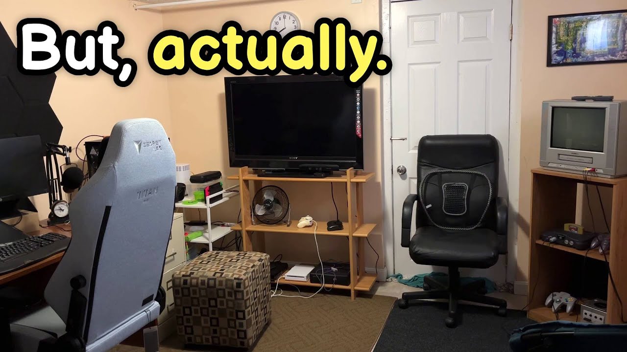 A realistic game room tour.