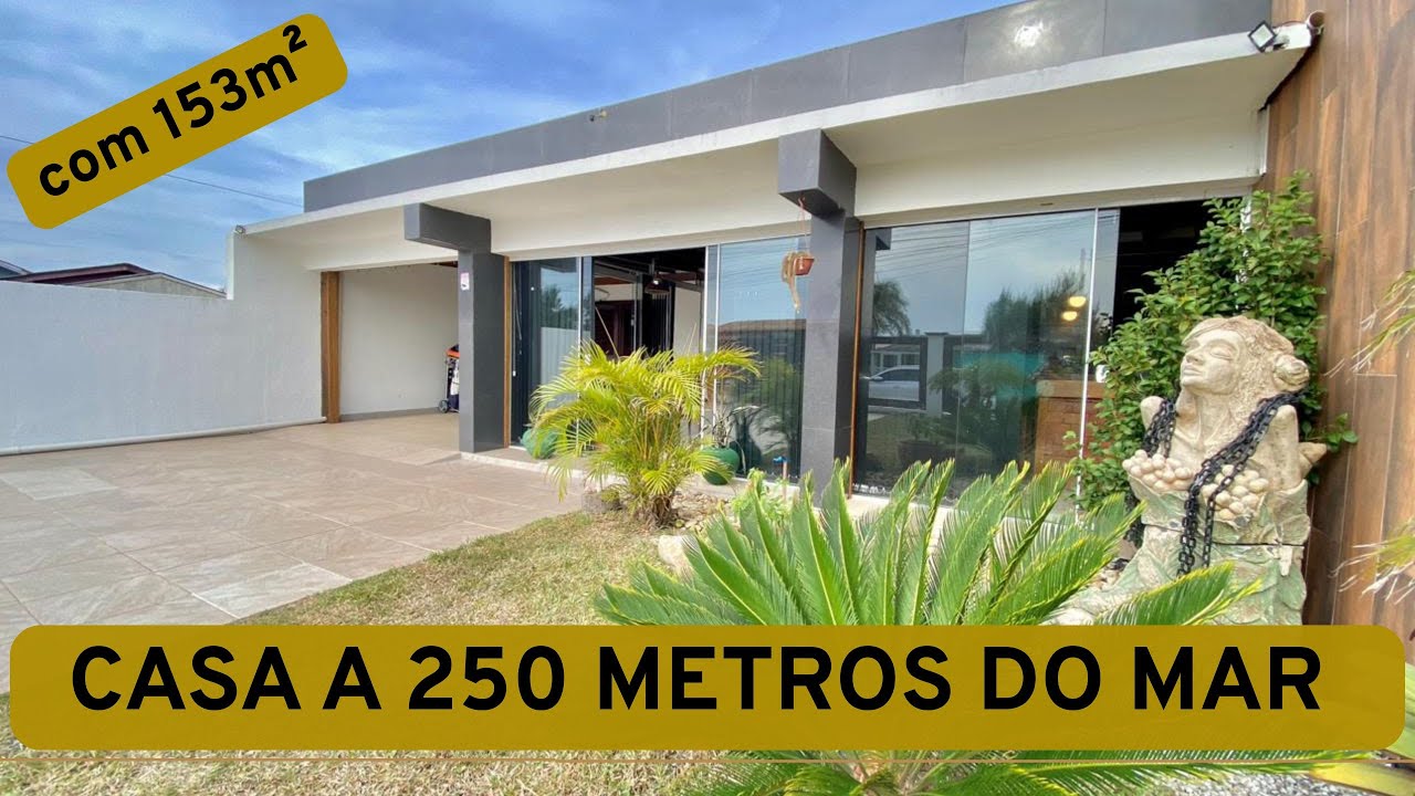 CASA A 250 METROS DO MAR, IMOBILIÁRIA FR - TRAMANDAÍ/RS