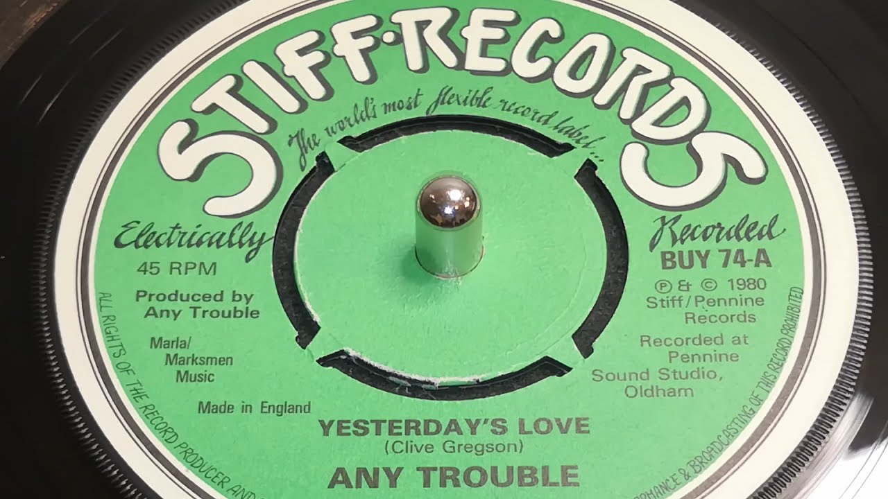 Any Trouble - Yesterday's Love (1980 7