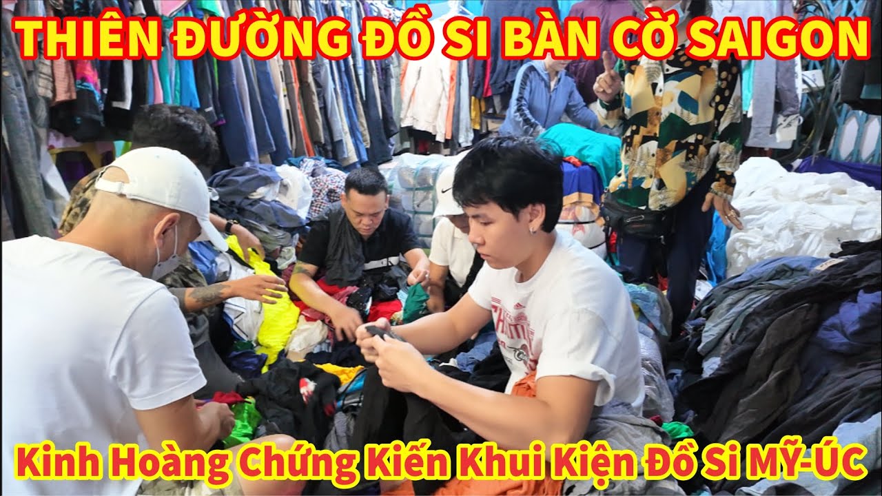 Kinh Hoàng Khui Kiện Đồ Si MỸ-ÚC THIÊN ĐƯỜNG ĐỒ SI BÀN CỜ SAIGON Đồ Nước Đầu 60K Thương lái Gom Sạch