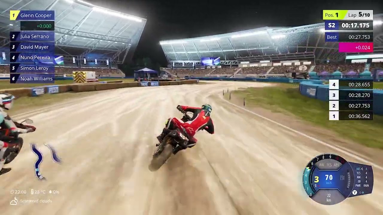 Ride 6 Career Mode:Blue Wave Stadium Cup, Race 3.