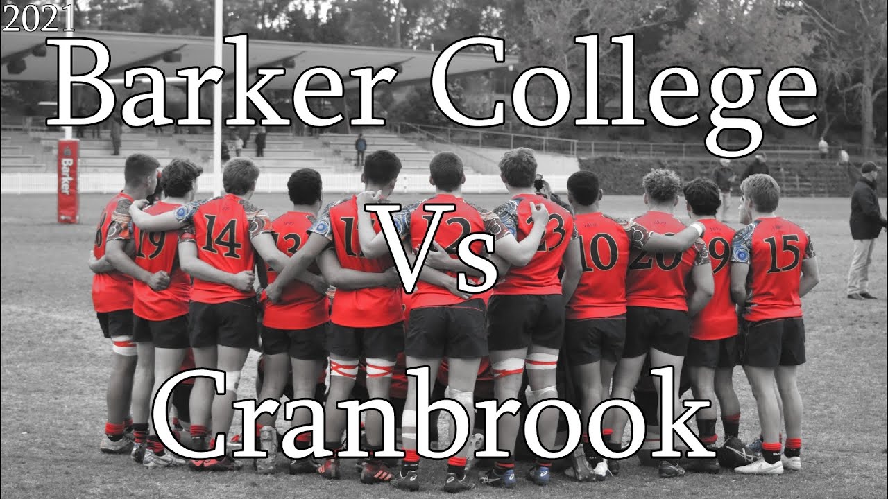 Barker College Vs Cranbrook CAS Rd 1 | 2021 1st XV Highlights
