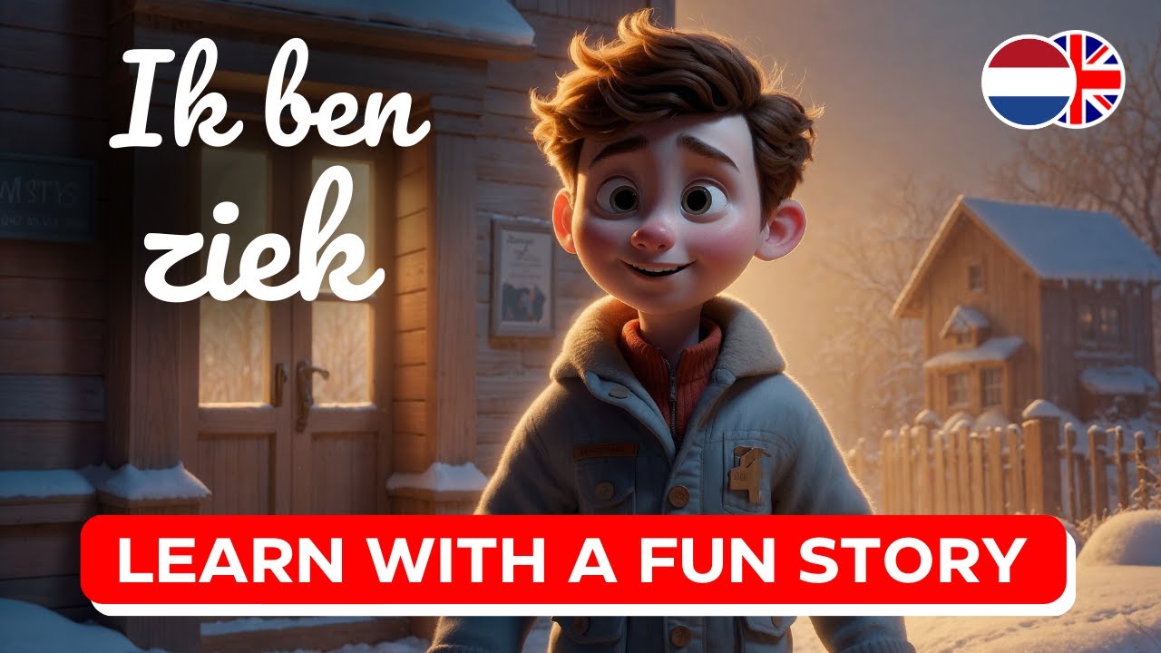 START LEARNING DUTCH with Simple Story (I'm sick)