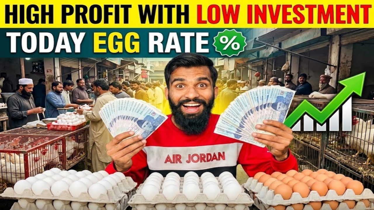 🥚 Eggs Business Pakistan | Today Egg Rate 🔥 | High Profit with Low Investment 💸