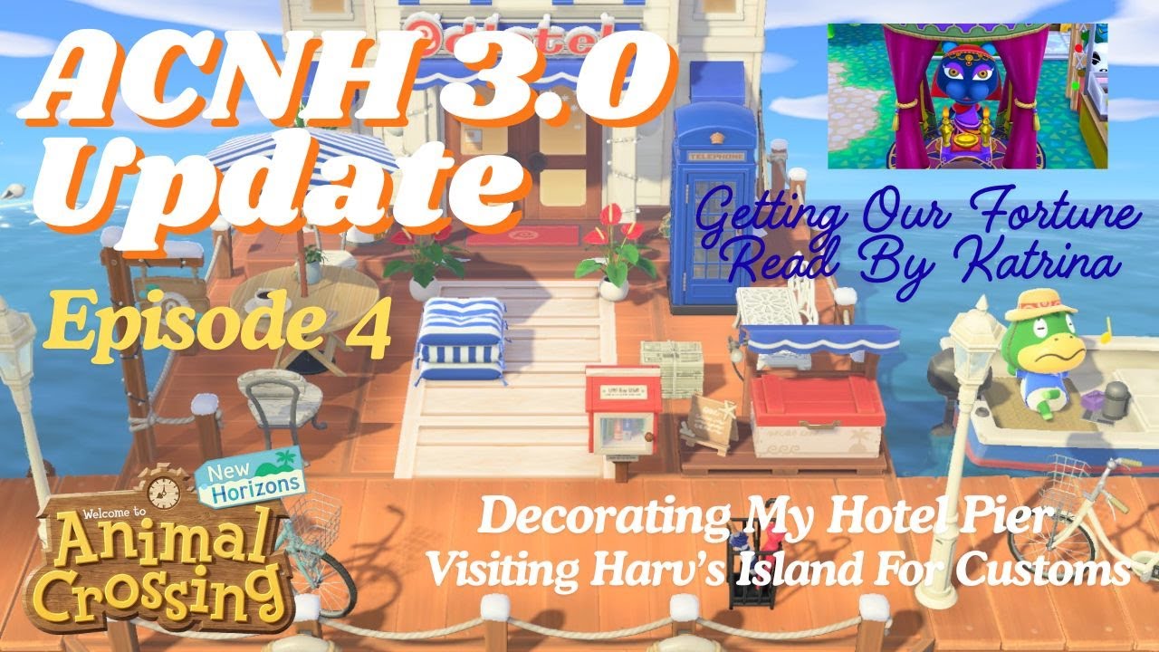 ACNH 3.0 Update Decorating My Hotel Pier