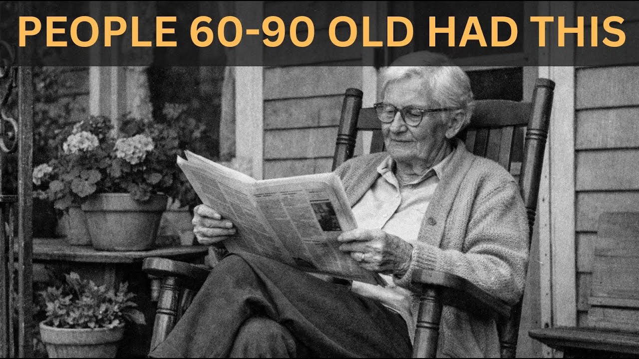 The ONE Skill People Over 60 and 70 Have That Younger Generations Lost Forever
