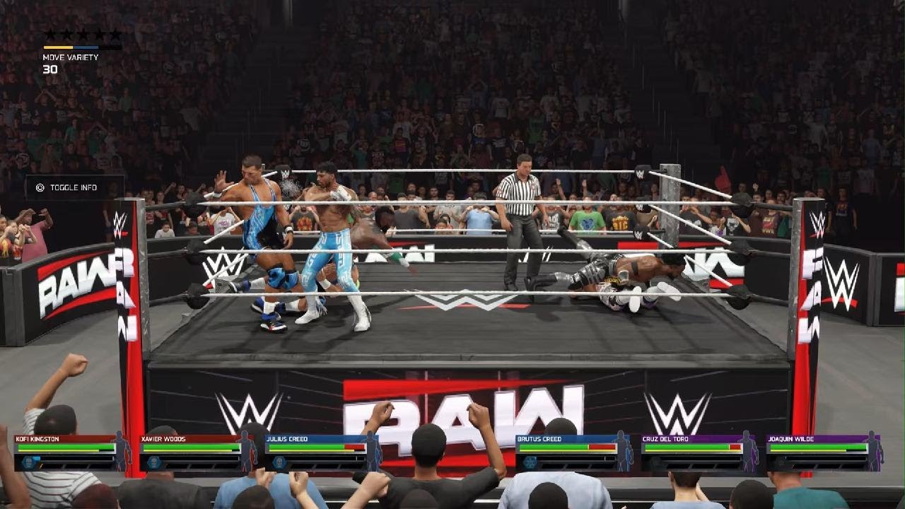 WWE 2K25 Triple Threat Tag Team Match Raw 7/21/25