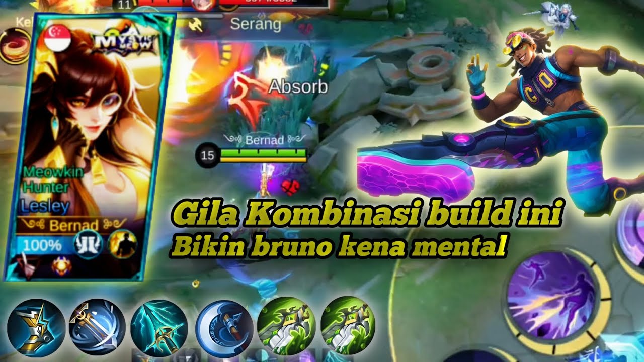 Bercanda Lesley gak di ban 
