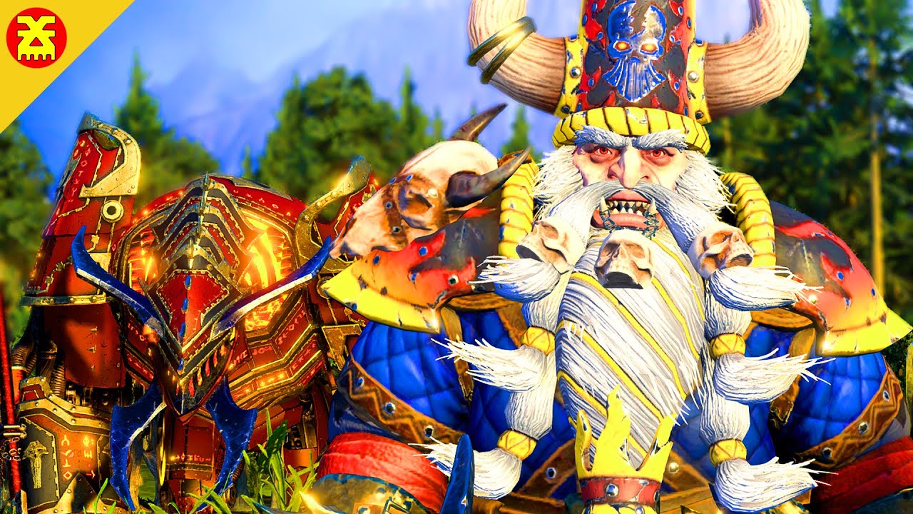 HIGH ELVES vs CHAOS DWARFS - TotalWar Warhammer cinematic battle