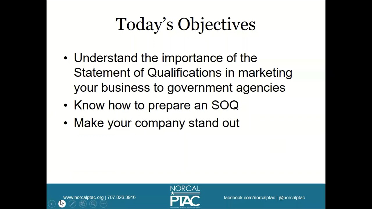 How to Write a Capabilities Statement - Webinar