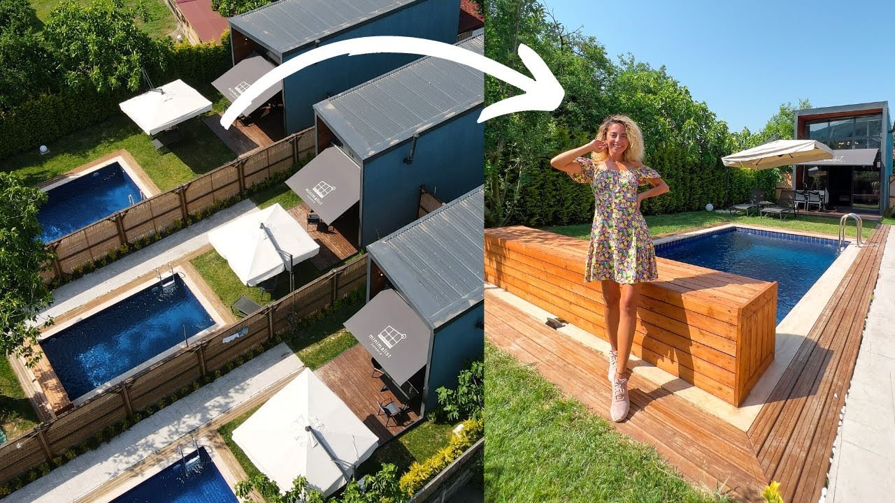 Sapanca'nın En Minimalist ve Modern Havuzlu Bungalov Evleri