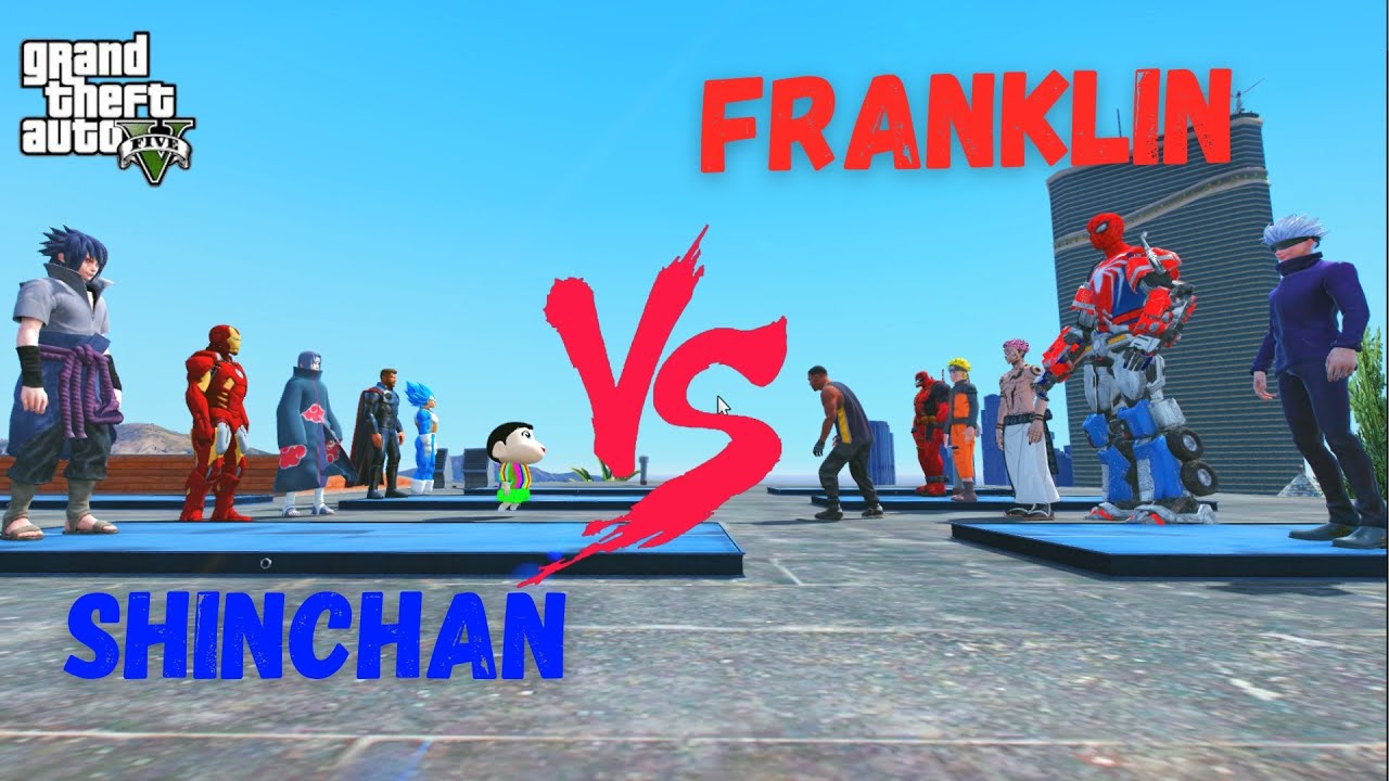 Franklin Challenges Shinchan with Super Suit Powers! ⚡🔥 Epic GTA 5 Battle! | Malayalam