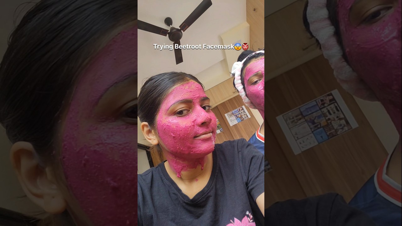 beetroot mask 😨😨😬🫣 #beetrootforskin #beetrootmask#skincaretips