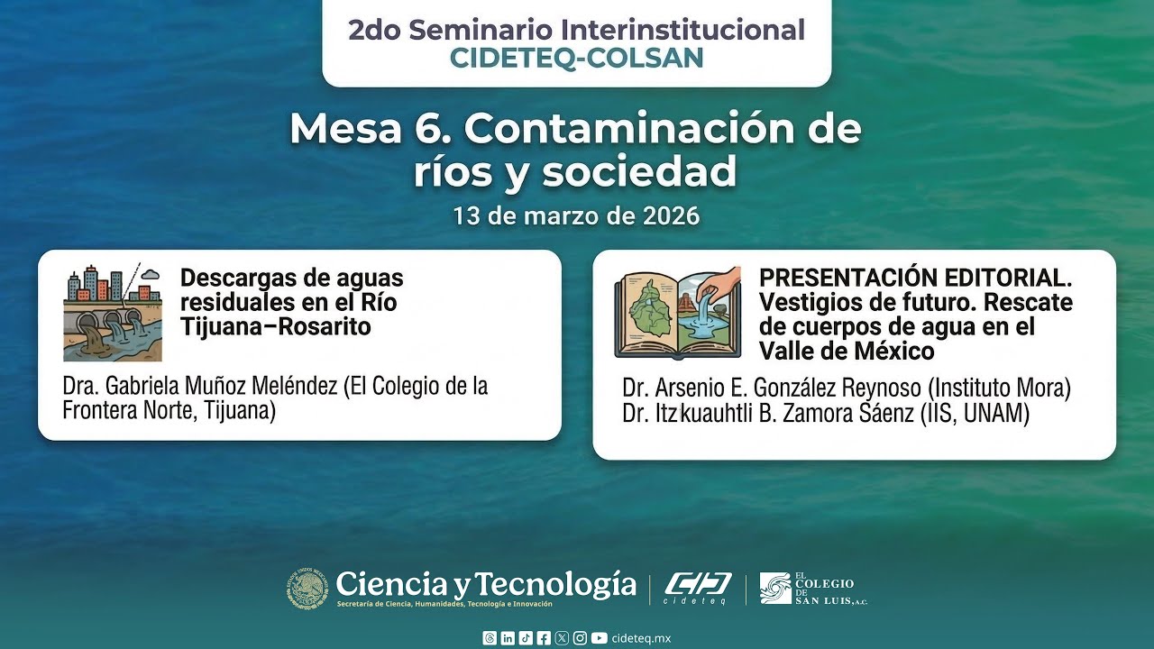 Sexto Capítulo - 2° Seminario Interinstitucional CIDETEQ-COLSAN
