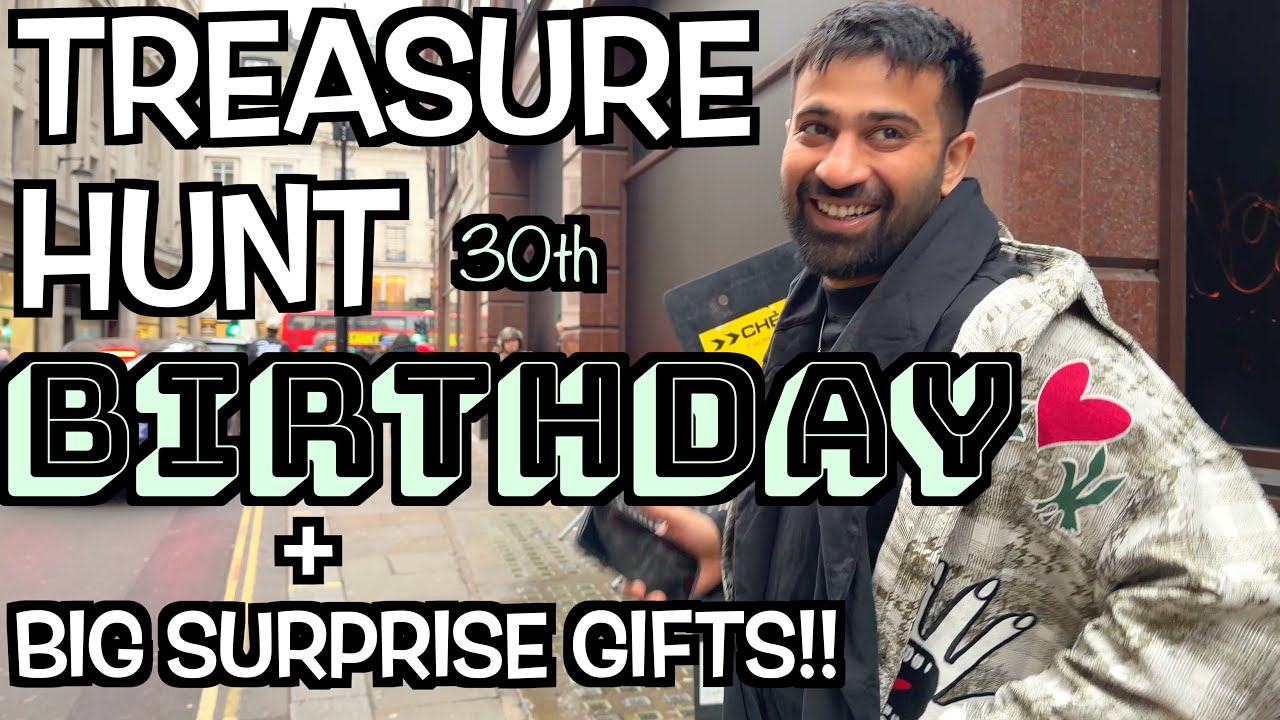 GOT SURPRISED WITH A TREASURE HUNT IN LONDON AND 2 BIG GIFTS FOR MY 30TH BIRTHDAY!! 🎁 - S3E7
