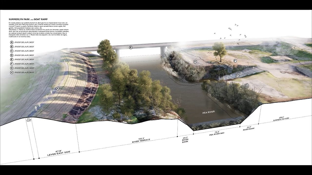 Digital Workshop 2 - Landscape Section Perspectives