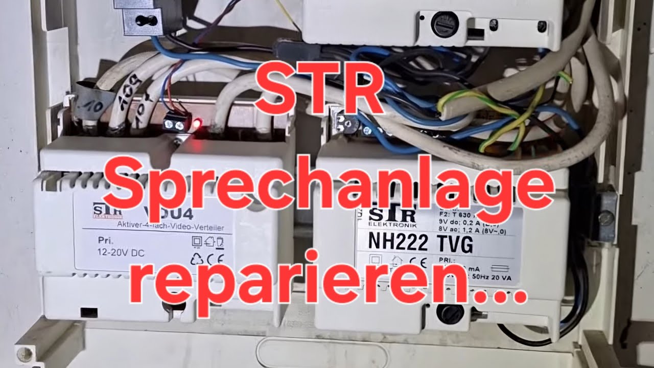 Kundendienst STR-Srechanlage reparieren