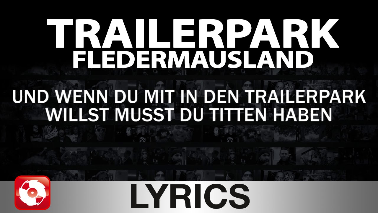 TRAILERPARK - FLEDERMAUSLAND - AGGROTV LYRICS KARAOKE (OFFICIAL VERSION)