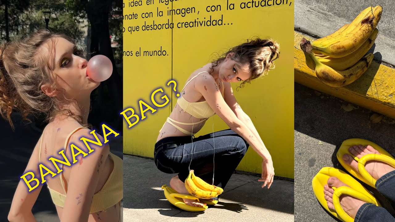 Я сделала наряд из бананов🍌 Видеоблог с фотосессии