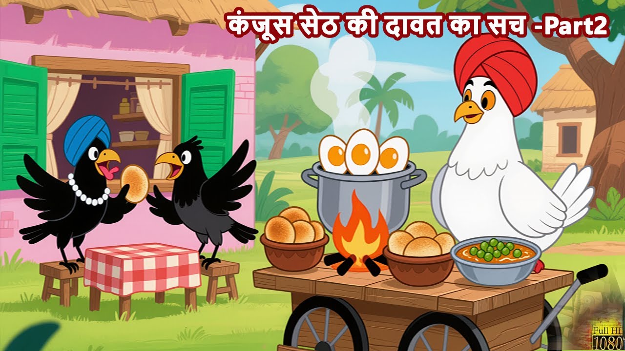 कंजूस सेठ की दावत  part2   FINAL| The Truth About the Miserly Merchant's Feast - Part 2