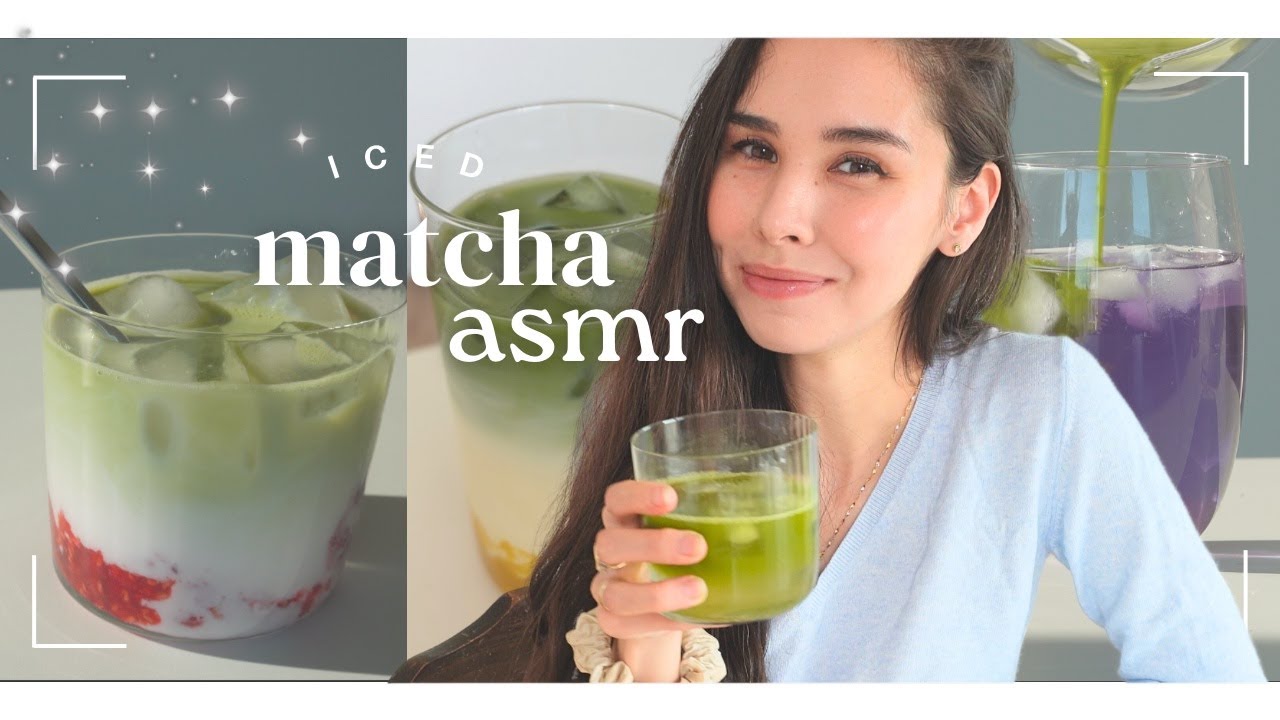 LETNIE NAPOJE MATCHA ASMR (NAPISY)