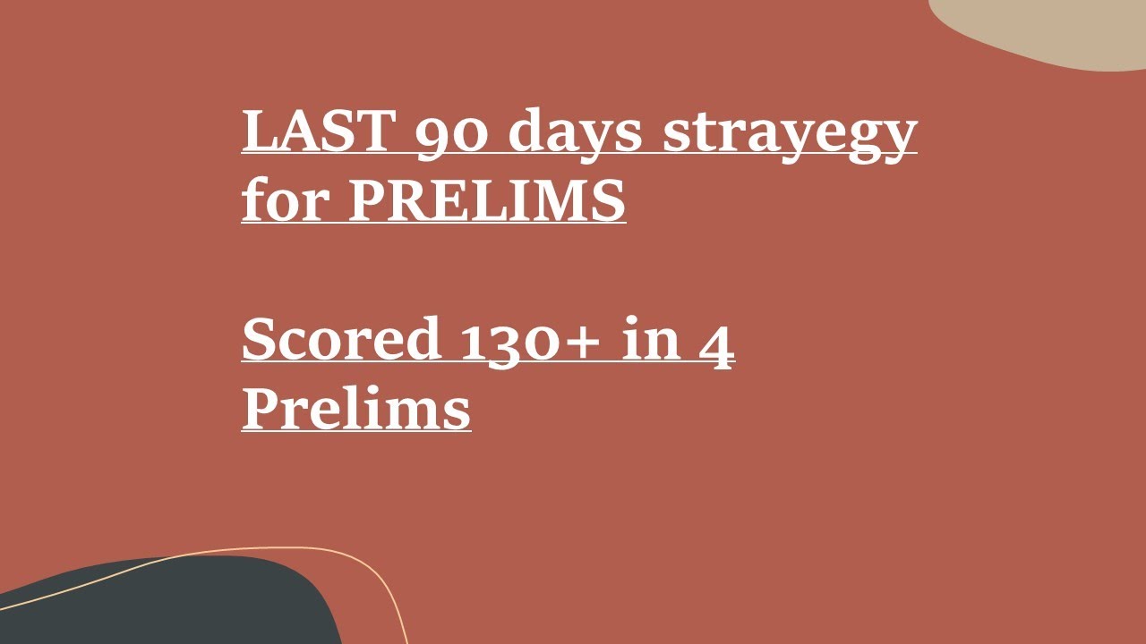 2023 PRELIMS Strategy- By Anshuman Rajhans IFS 2018 AIR 11 n CSE 2018 AIR 356