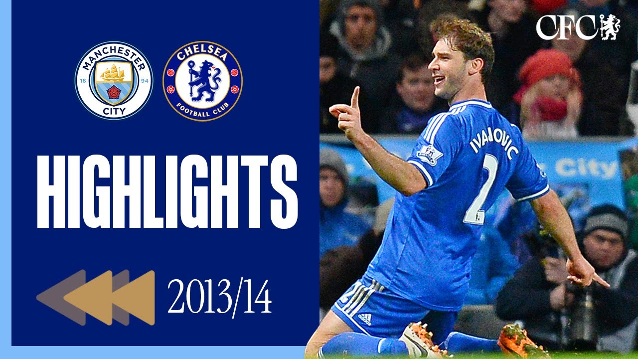⏪️ Ivanović's bullet winner against City! | Man City 0-1 Chelsea | HIGHLIGHTS REWIND 13/14