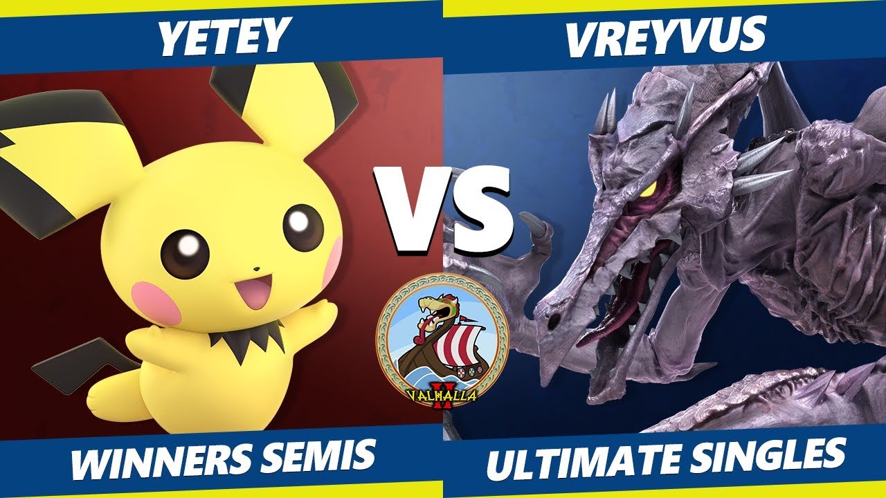 Smash Ultimate Tournament - Yetey (Pichu) Vs. Vreyvus (Ridley) Valhalla II SSBU Winners Semis