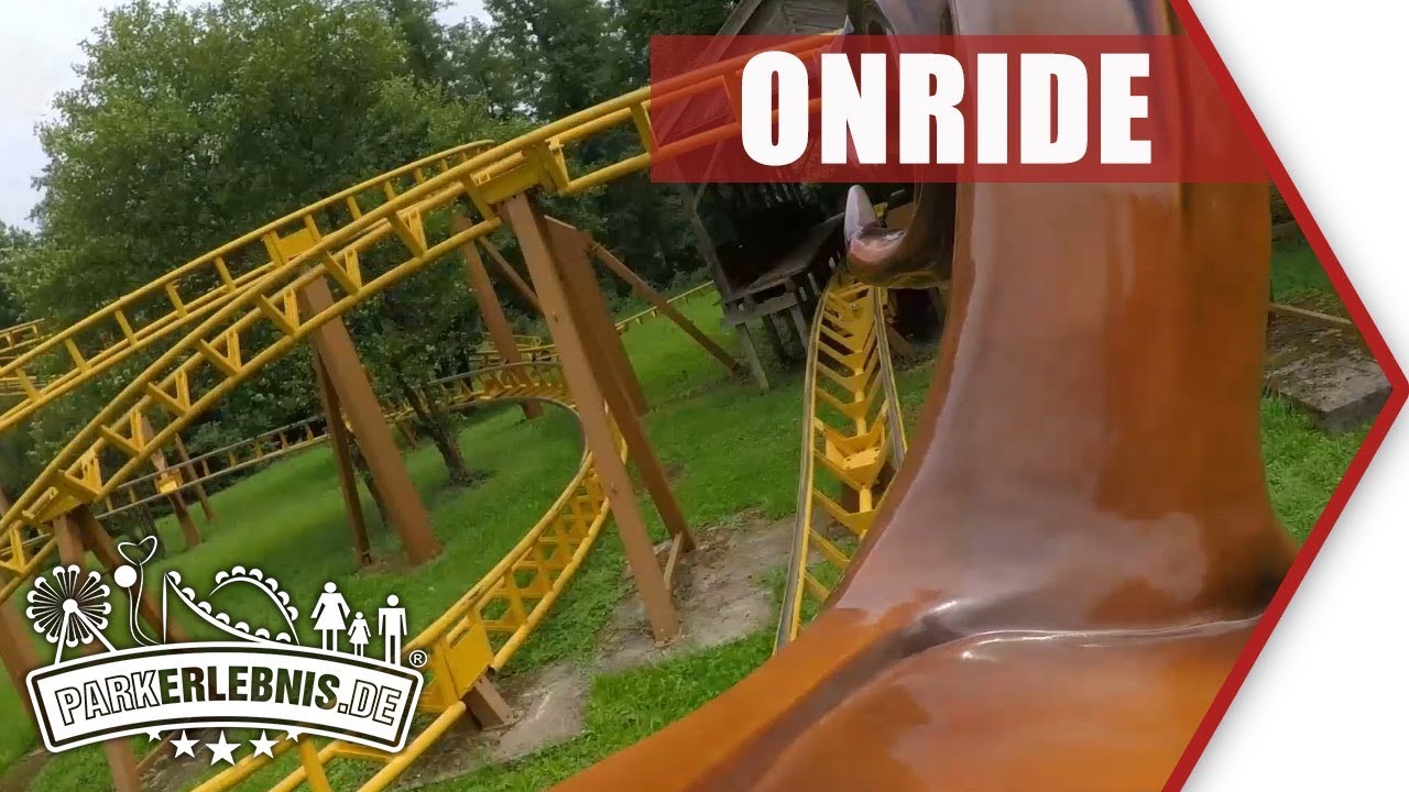 Drakkar - Didi'Land-Achterbahn: Mitfahr-Video (POV Frontseat OnRide)