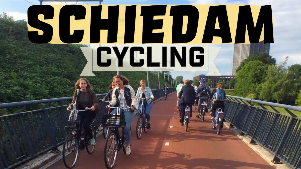 🇳🇱 Netherlands Bike Tour Schiedam 2024 | 4K HDR City Tour ☀️