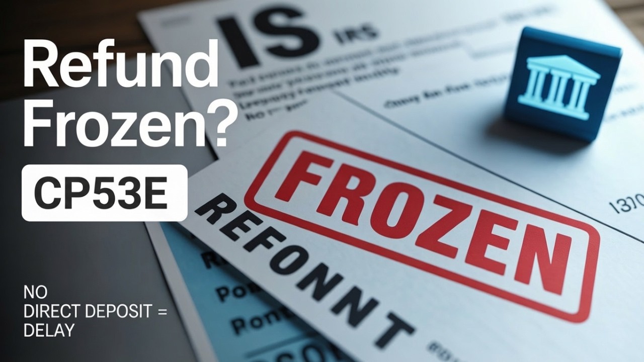CP53E Notice: IRS Can Freeze Your Refund (Do This Now)