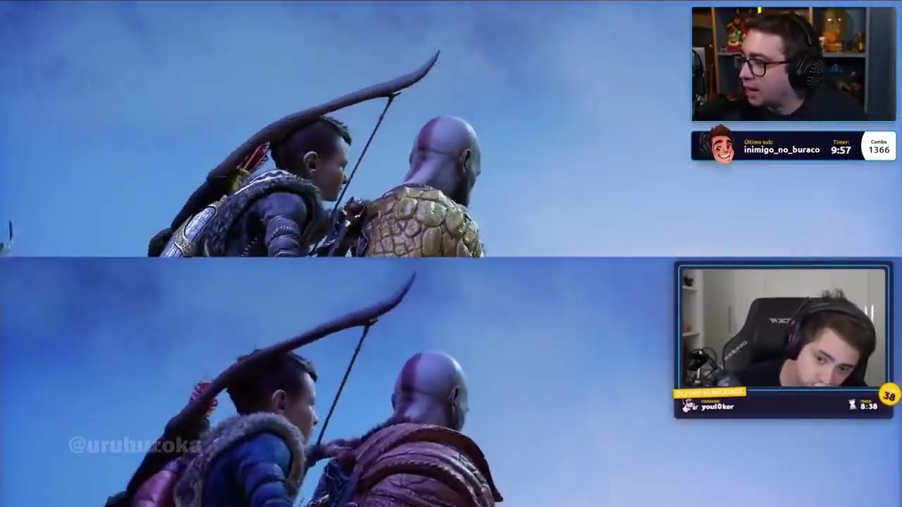 SINCRONIA BIZARRA DO ALANZOKA NO GOD OF WAR! 2018 - 2022