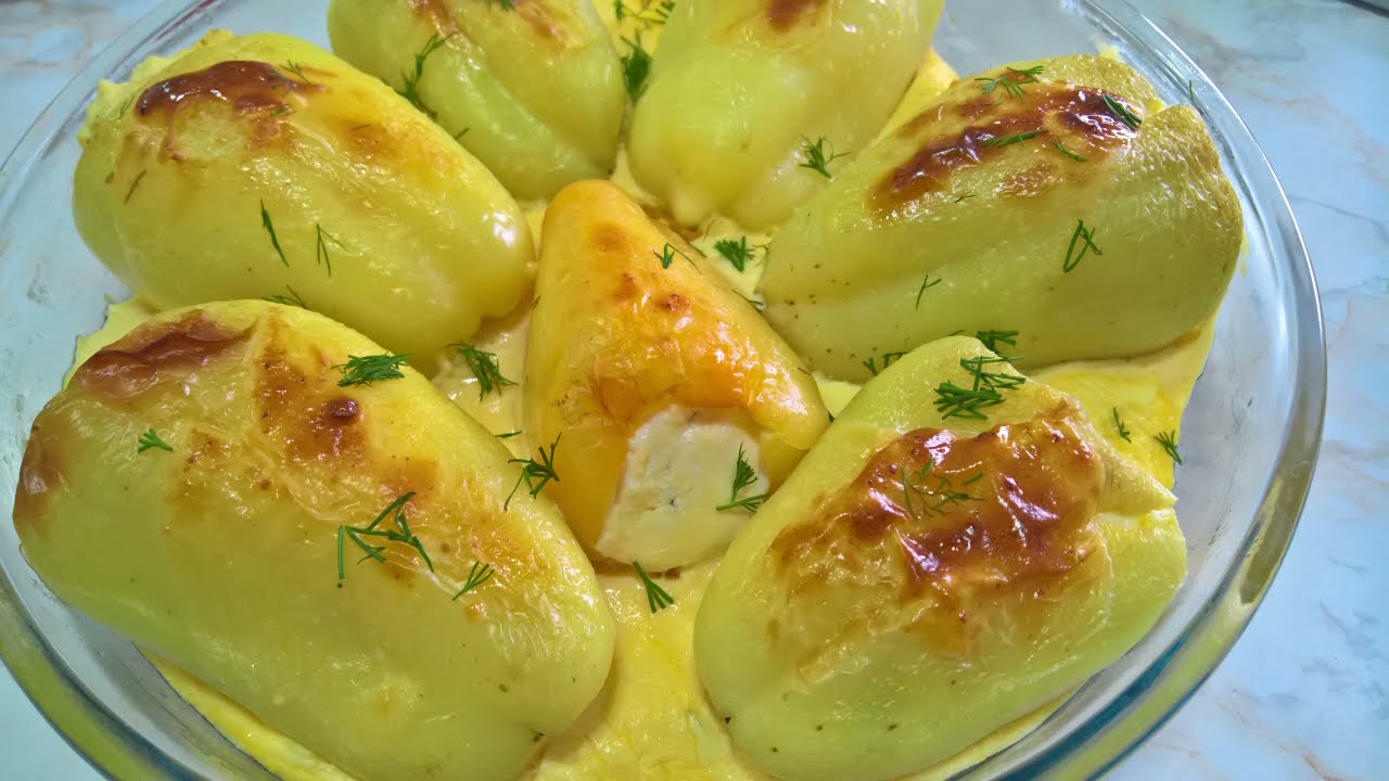 Brz i ukusan ručak/Paprika punjena sirom
