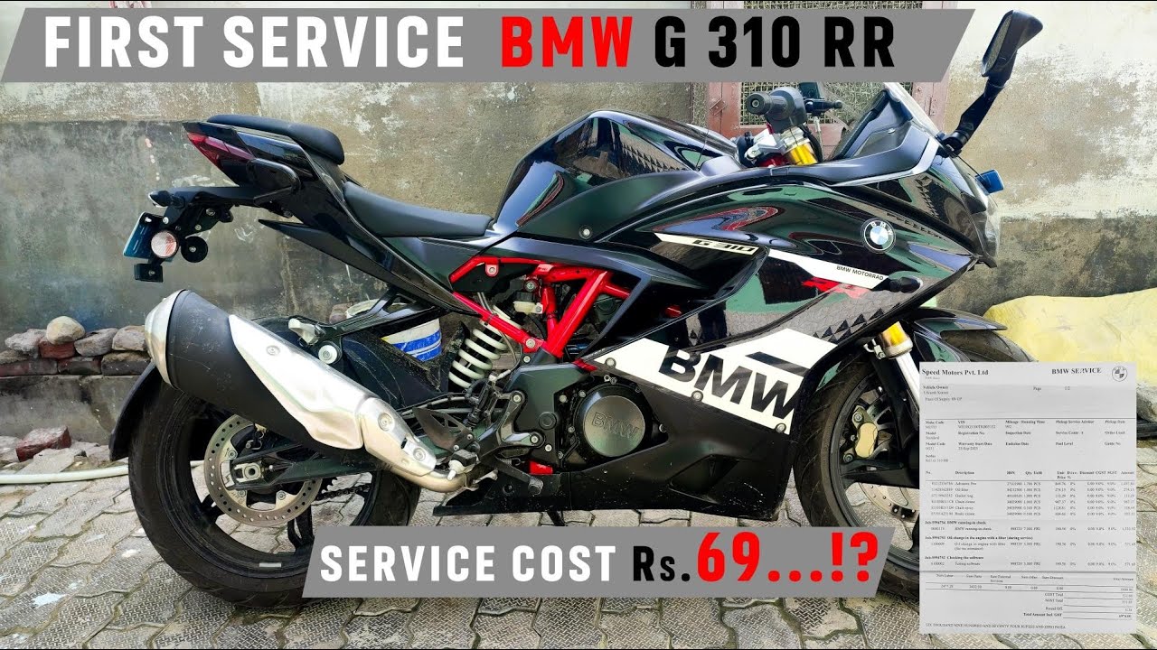 BMW G 310 RR First Service 