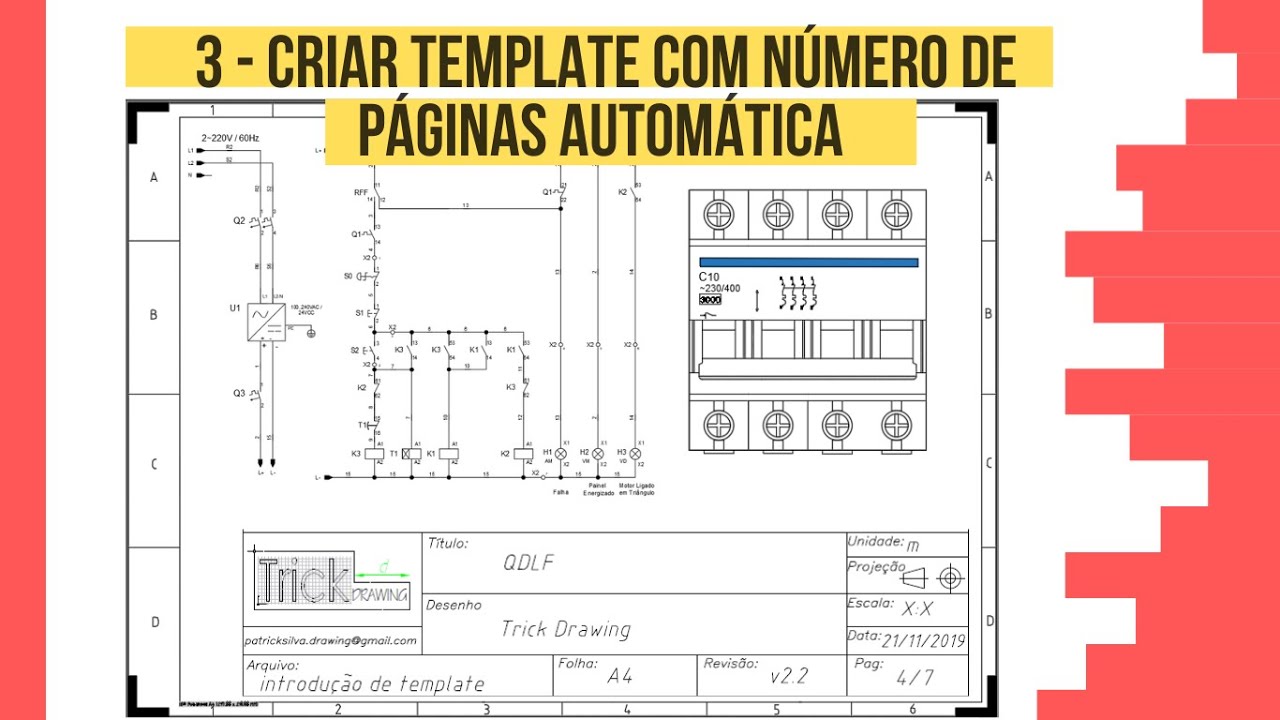 3 - Como criar TEMPLATE com número de paginas automática ? ( Aula 16 )