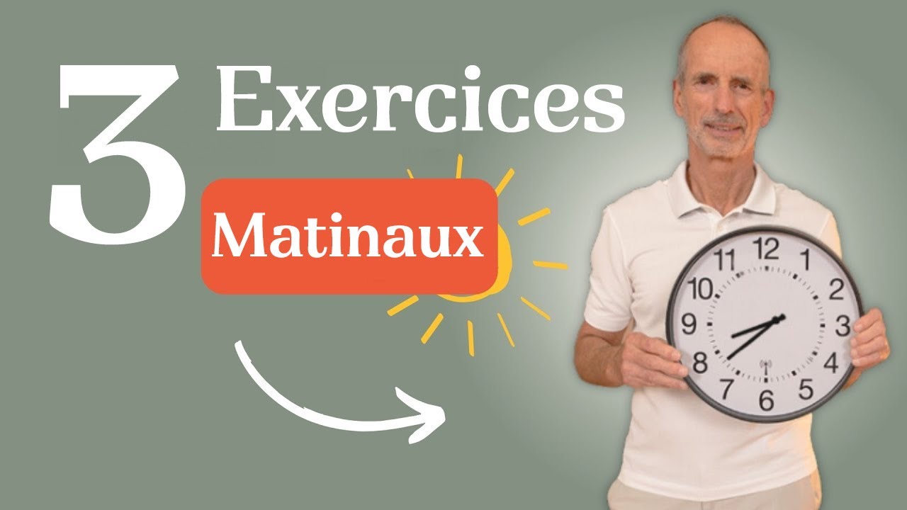 3 exercices efficaces pour CHAQUE matin !