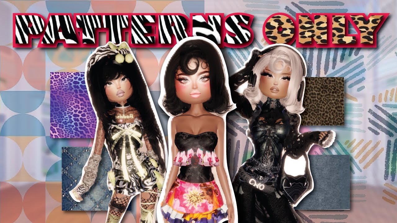 *ONLY PATTERNS* Challenge │ Dress to Impress Gameplay