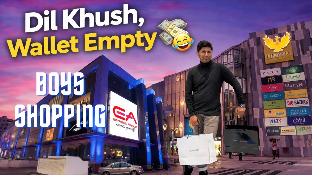 Boys + Shopping = Full Khushi Mode ON 😄