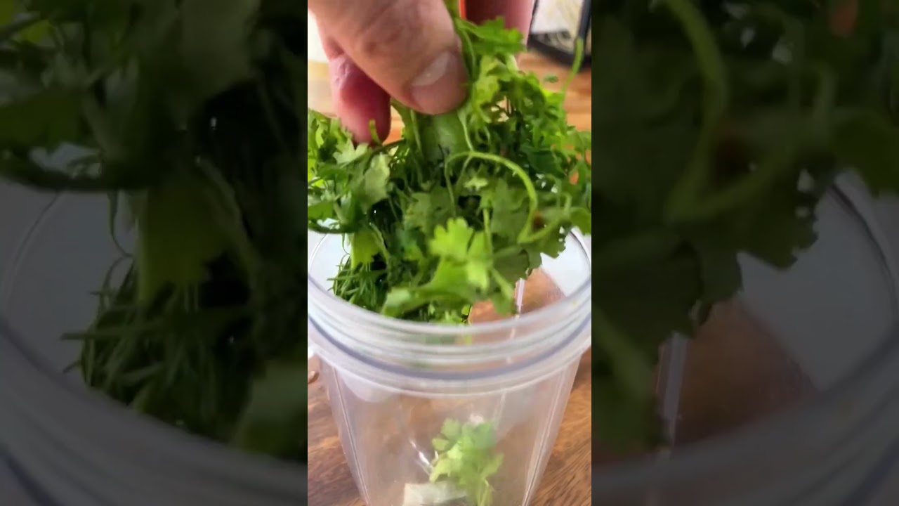 Salsa de cilantro casera #receta #canaldecocina #recetas #recetasfaciles #salsadecilantro